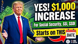 Social Security Benefits INCREASING By $1,000 Starts THIS DAY | SSA, SSI, SSDI Payments