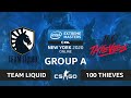 CS:GO - 100 Thieves vs. Team Liquid [Vertigo] Map 2 - IEM New York 2020 - Group A - NA