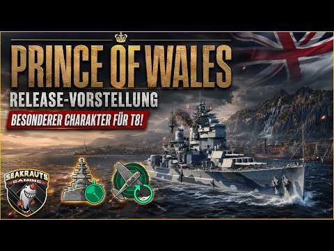 Final ⛵ PRINCE OF WALES 🛟 Schiffsvorstellung 🔥Beste HE DPM T8 BB in World of Warships ⚓