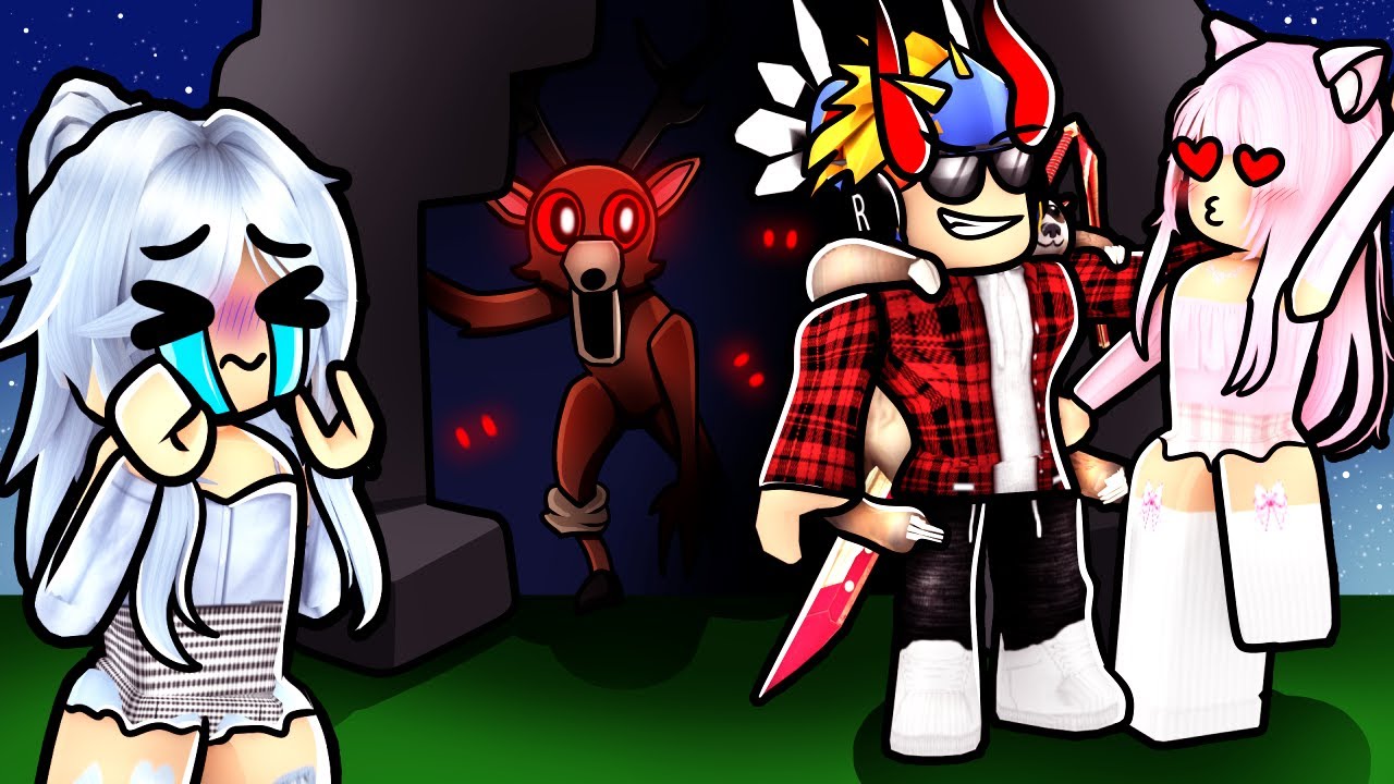 Rich Girl Called His Girlfriend BROKE.. And THIS Happened! (Roblox Survive 99 Nights In The Forest)