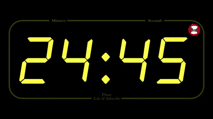 37 MINUTE - TIMER & ALARM - Full HD - COUNTDOWN