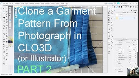 Clone a Garment Pattern From Photo in CLO3D or Illustrator - PART 2