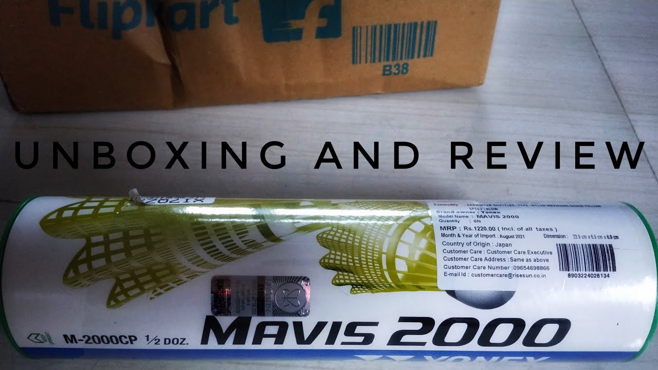 YONEX Mavis 2000 Badminton Shuttlecocks Unboxing and Review Best nylon Shuttle? Durablity? Speed?