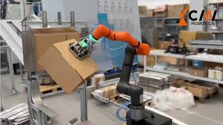 Formado de Cajas con Robot Colaborativo