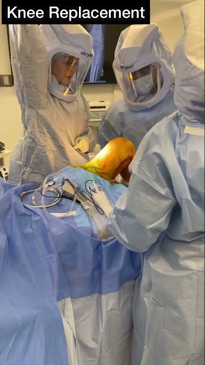 The start of an outpatient total knee replacement