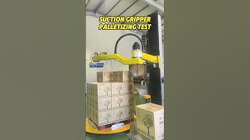 Suction Gripper,Palletizing test!#stacking #palletizer #palletizing #palletizingrobot