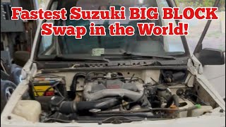 Fastest High Speed Suzuki V6 “Big Block” Swap into a Geo Tracker! DIY FTW! 