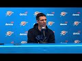 Mark Daigneault addresses ISAIAH JOE making EIGHT THREES in win vs. Bulls | Thunder Postgame 3.31.25