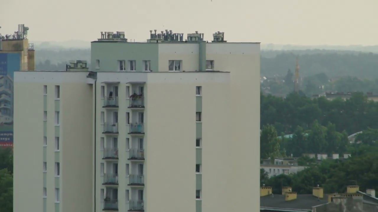 Perła Bałtyku Sanatorium Kołobrzeg.Widok z 11 piętra na miasto.Polska Polen Poland