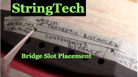 Precision Bridge Slot@StringTechWorkstations