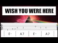 Wish you were here cover guitar tab