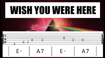 WISH YOU WERE HERE cover (Guitar Tab)