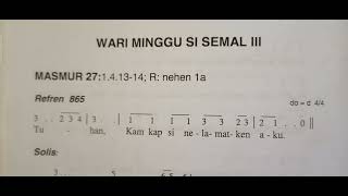 Download Lagu Masmur Minggu biasa ke lll tahun A. ref no 865 Download Lagu Masmur Minggu biasa ke lll tahun A. ref no 865