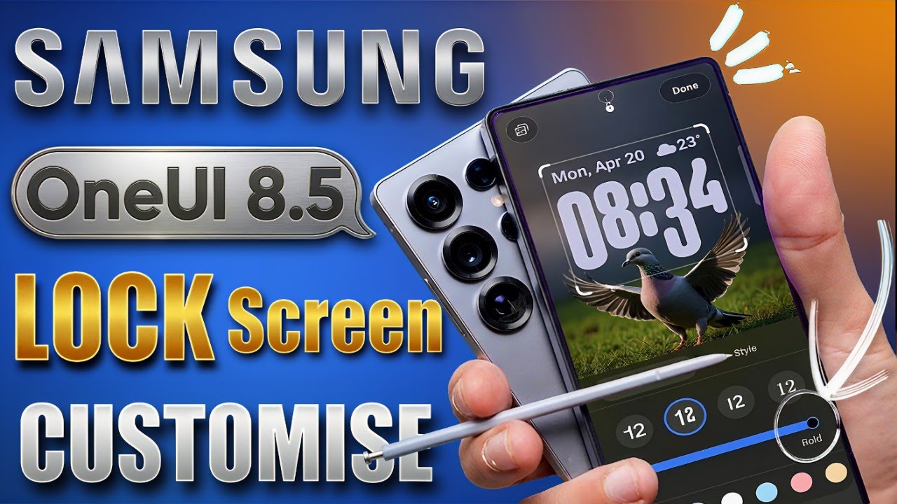 Samsung LOCK SCREEN Customization🔥 - YouTube