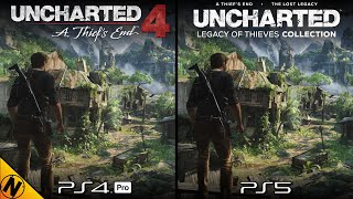 Uncharted: Legacy of Thieves Collection PS5 vs PS4Pro | Direct Comparison