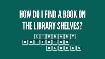 How do I find a book on the library shelves?