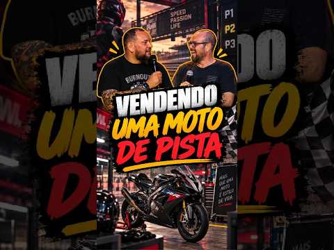 Vendendo uma moto de pista