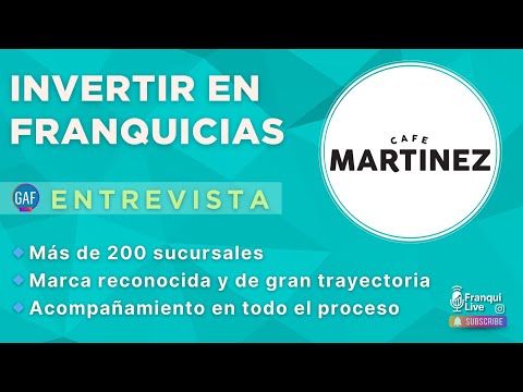 Invertir en una cafetería ?? Café Martínez cuenta todo sobre su modelo de franquicia