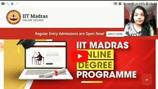 IIT MADRAS ONLINE DEGREE  | Data Science Course and Programming for Beginners | Online Classes