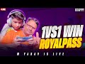 BGMI ONLY 1V4 ROOM NO ROYAL PASS   | #shortsfeed #livestream #bgmi