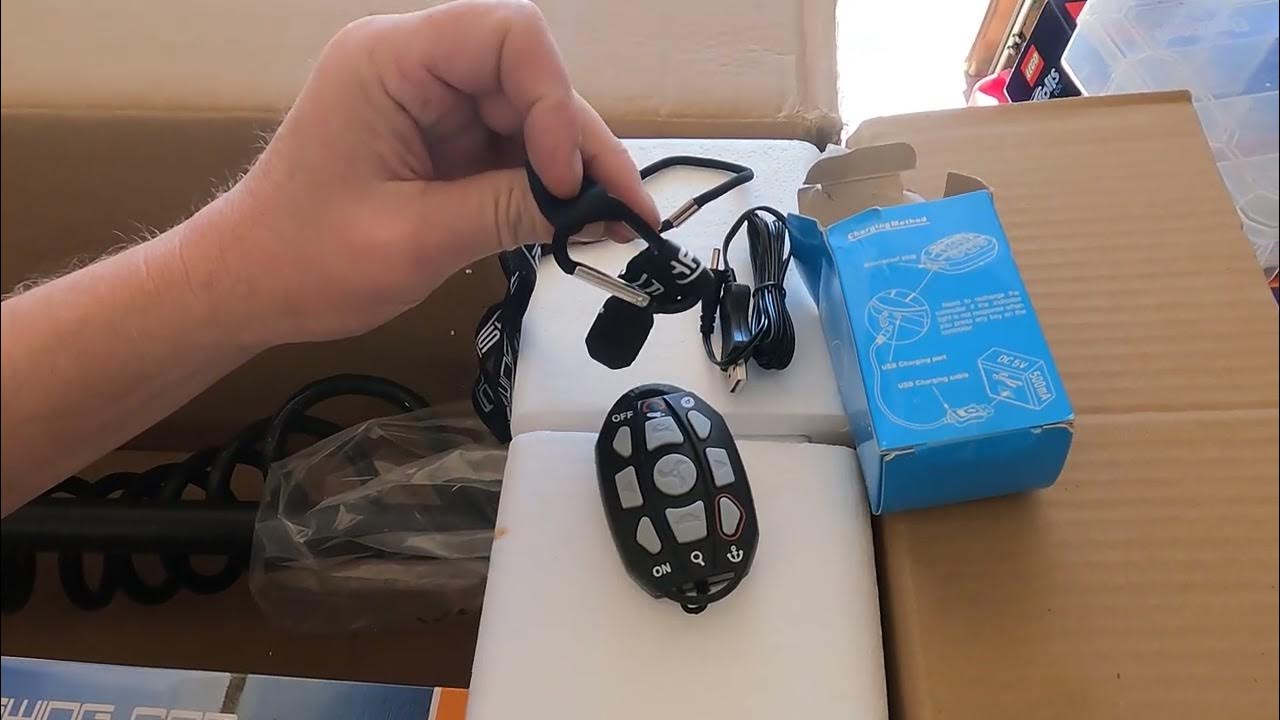 Unboxing, Haswing Cayman Trolling Motor 12VDC With Anchor Mode (Spot