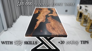 $20 000 DIY Epoxy Table Build (+20 EPOXY TIPS FOR BEGINNERS)