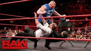 Brock Lesnar wreaks havoc on \\