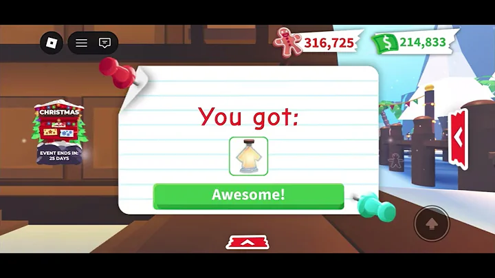 Day 10 adopt me advent calendar