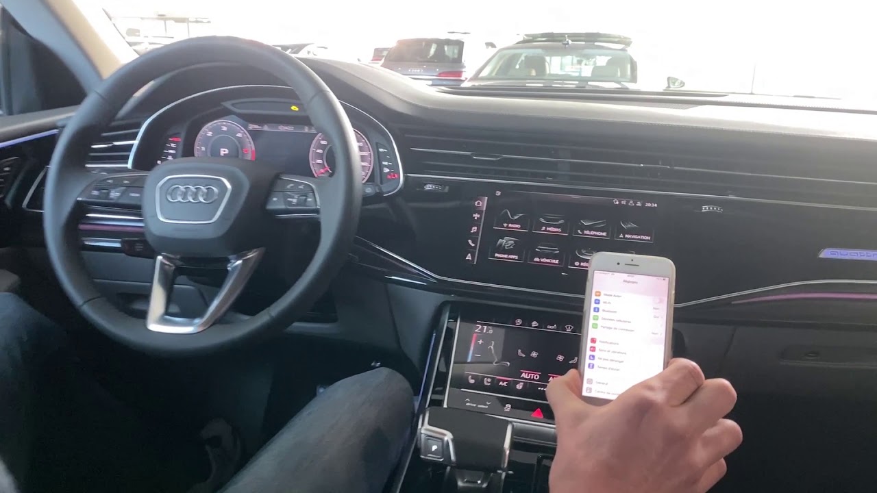 Connexions Bluetooth des téléphones IOS et ANDROID sur votre Audi