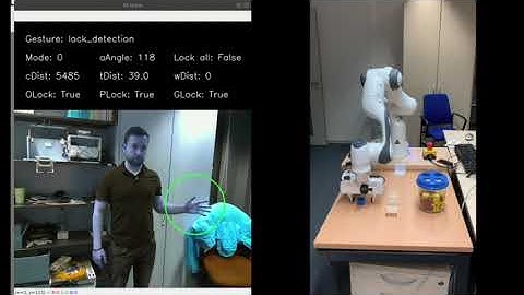 Pose-based Teleoperation of a "Panda" by Franka Emika (Test 2)