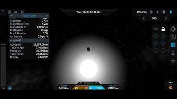 simplerockets 2 maximum speed challenge 254.5 km/s