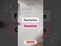 the easiest method to find factors#maths #exam #mathstricks #shorts