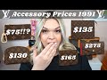Louis Vuitton Accessory Prices Over 30 Years 1991, 2001 &amp; 2021 | LV Price Increases Part 2