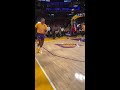 Dwight Howard shocks everyone with his three point shots! #nba #lakers