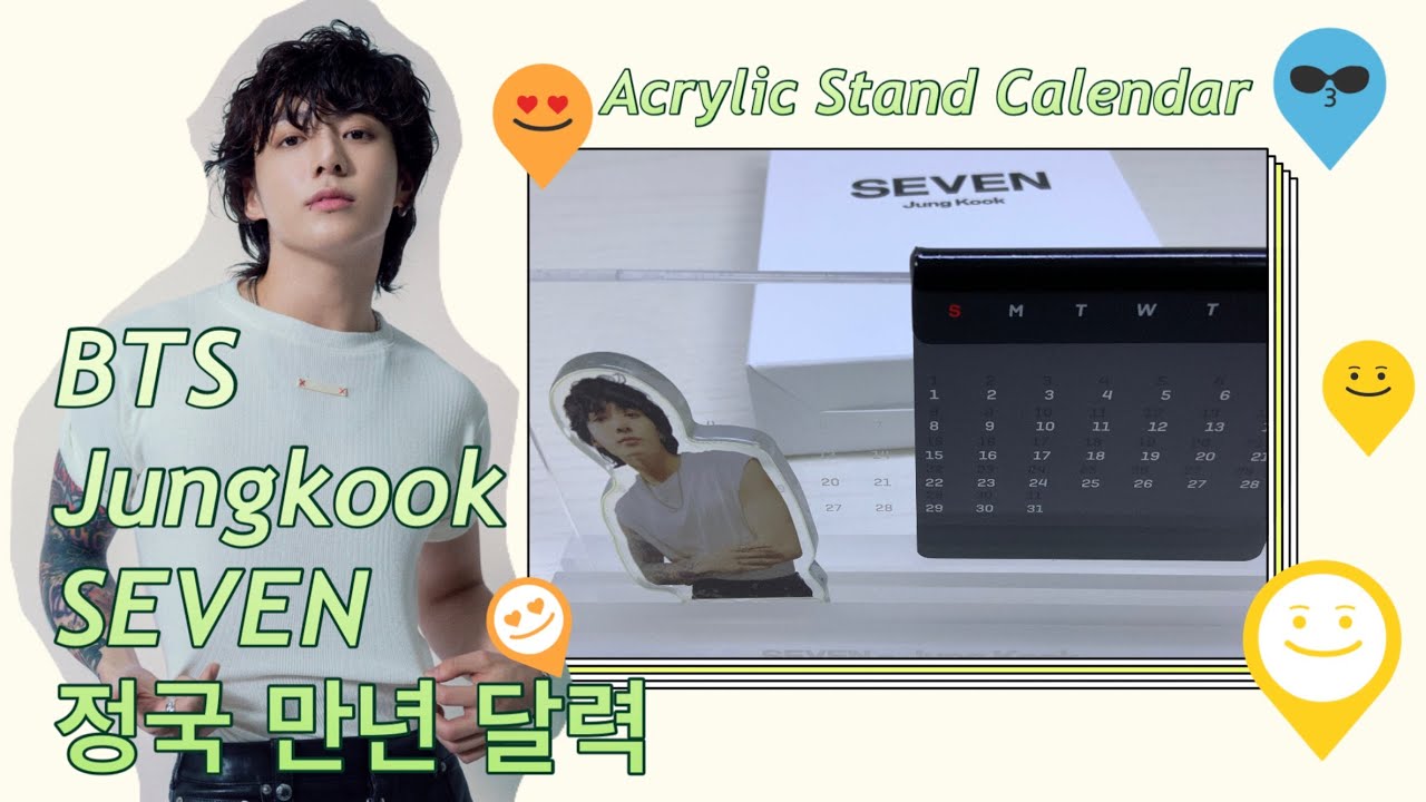 JUNGKOOK【SEVEN】SHIRT/DESK CALENDAR/キーリング JUNGKOOK【SEVEN