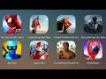 The Amazing Spider-Man 2,Amazing Strange Ropehero,Blue Ninja,PowerRangers,Black Spider Rope Hero