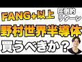 FANG+をも圧倒するリターンで人気投信となった野村世界半導体は買うべきなのか?徹底検証
