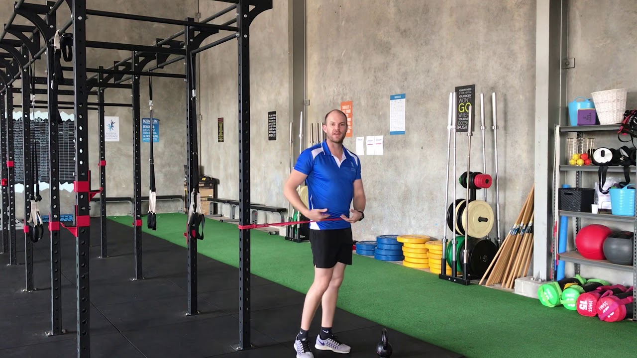 Booty Building Exercise Banded Swings YouTube