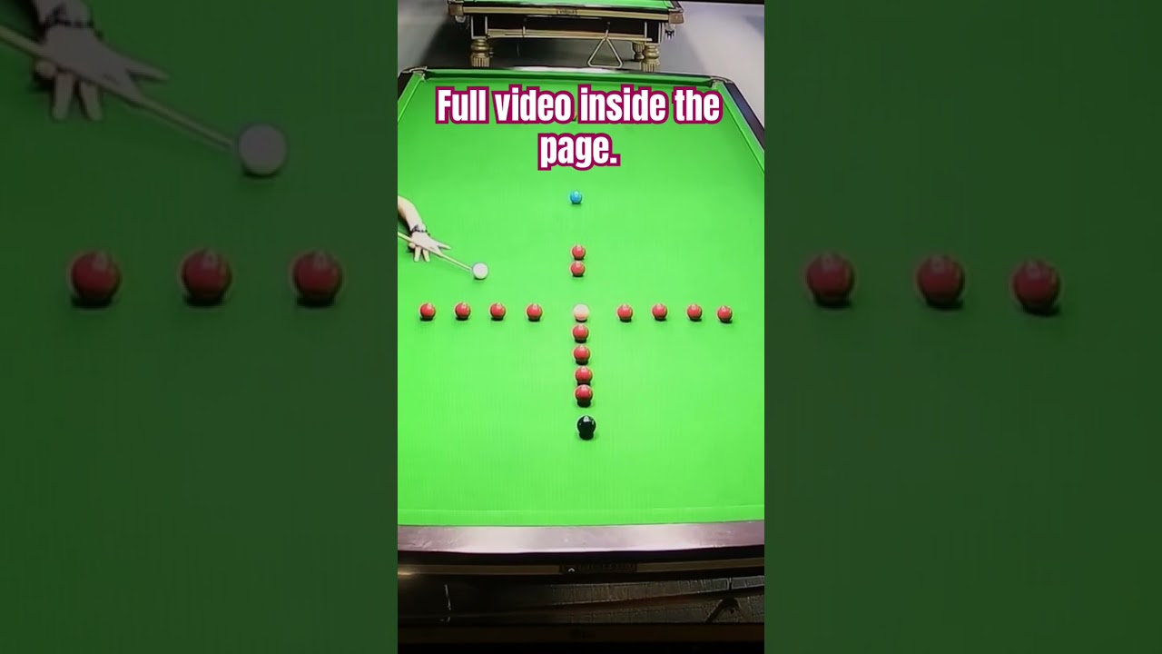 Image of video the 15red 15 pink🤩Full video inside the page.#viralvideo  #snookertable #shorts #billiards #viralvideo 5