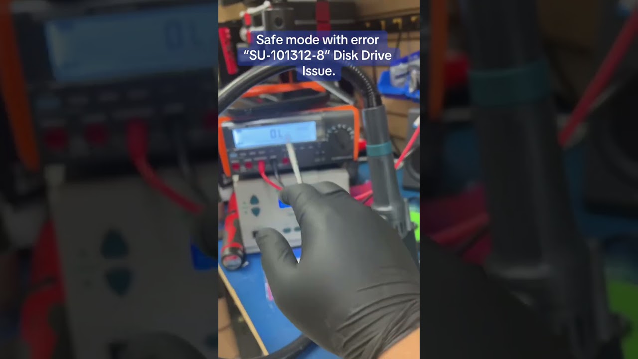Safe mode w/ Error code SU-101312-8 Disk Drive Problem - YouTube