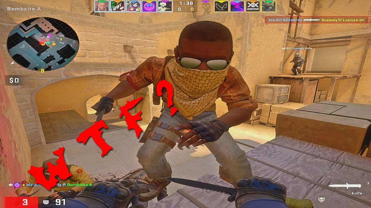 Faceit 2k elo knife round YouTube