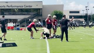 Saints first OTA highlights: See action from Derek Carr, Spencer Rattler, Chris Olave and others