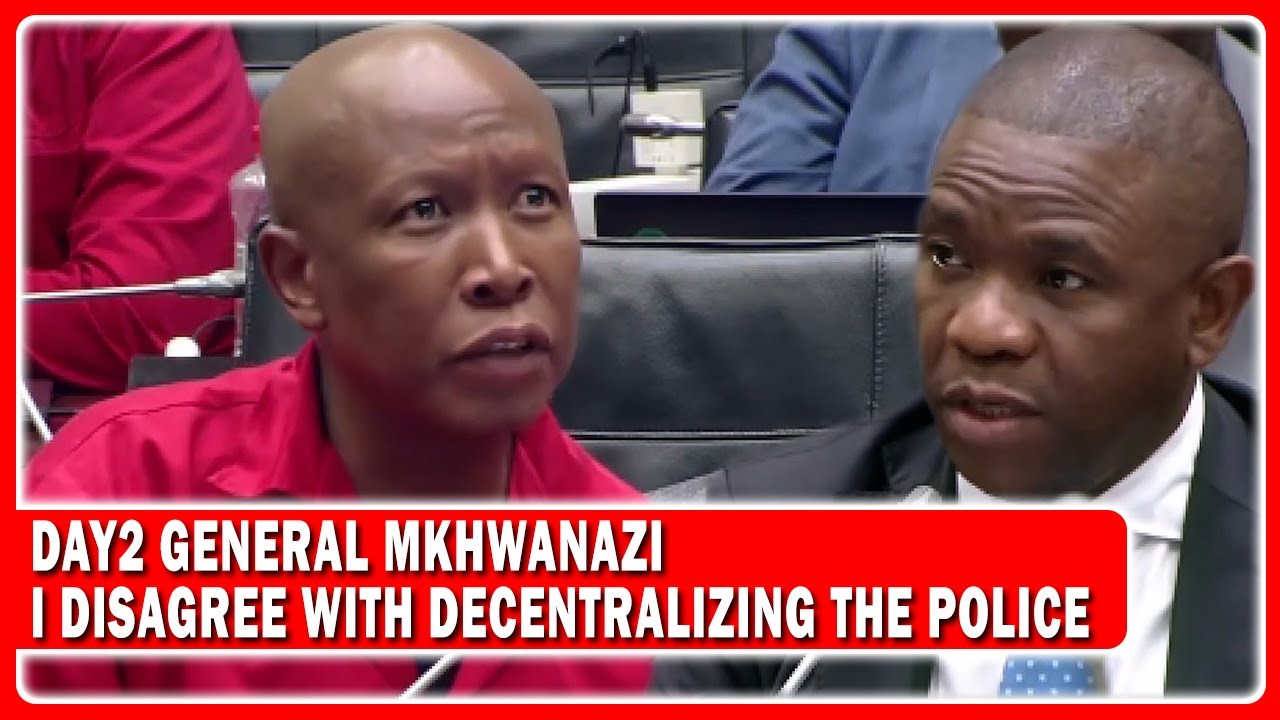 Day2 Julius Malema Question General Mkhwanazi “Minister Mchunu Is The Author Of This Chaos”