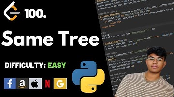 Same Tree | Leet code 100 | Theory explained + Python code | July Leet code challenge