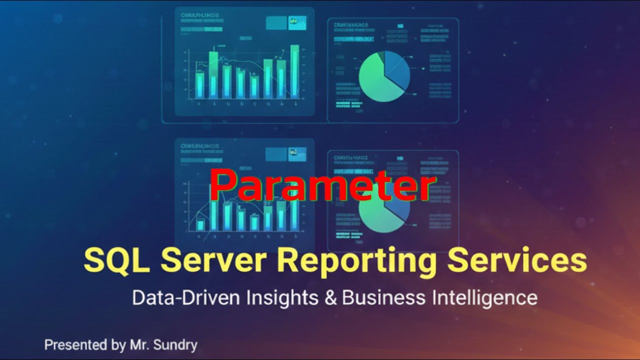4. SSRS Parameter (SQL Server Reporting Service) - YouTube