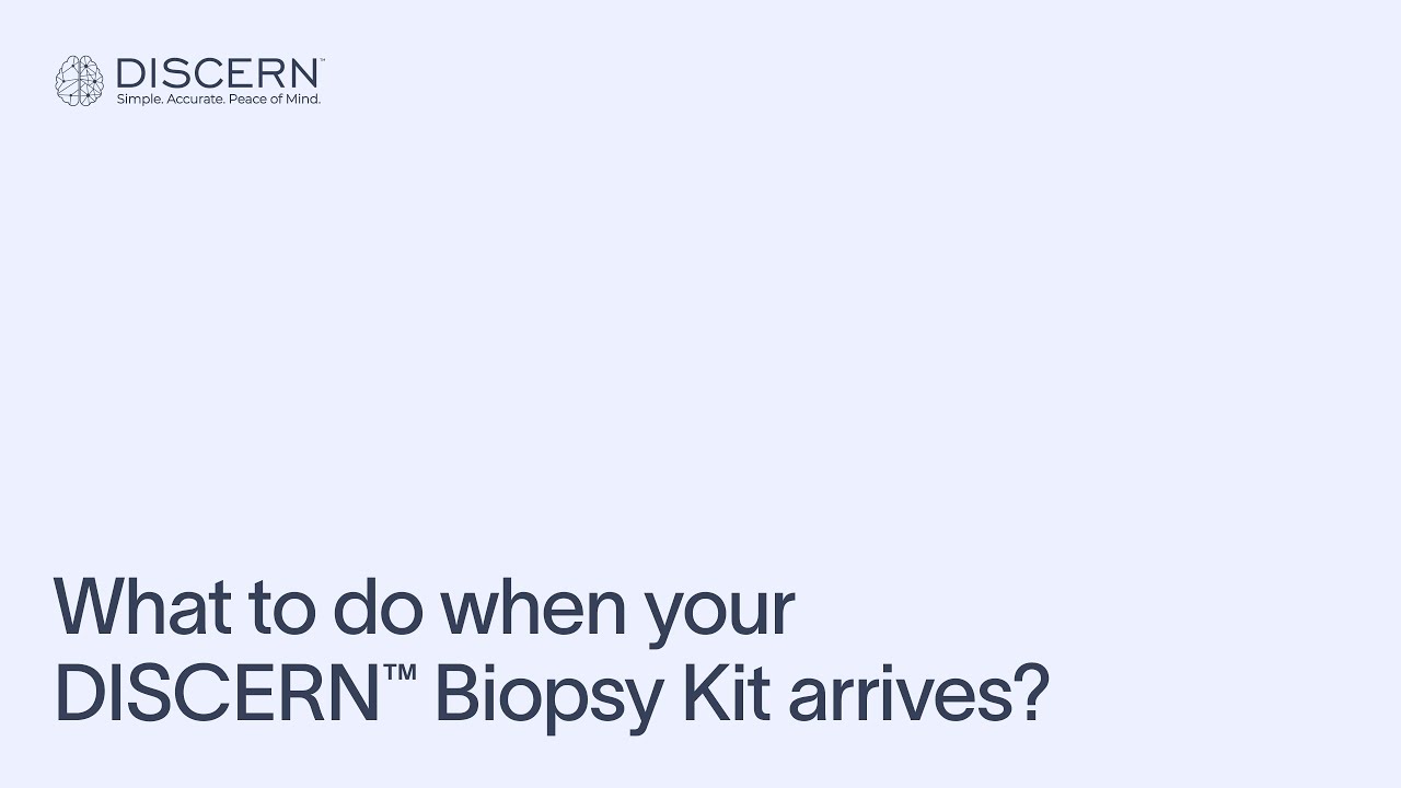 What to do when your DISCERN™ Biopsy Kit arrives - YouTube