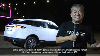 PROTON X70 Media Interview - YS Khong Driving