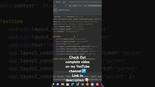 View Binding & Data Binding in Android using Kotlin🔥 #android #kotlin #shorts #youtubeshorts #short