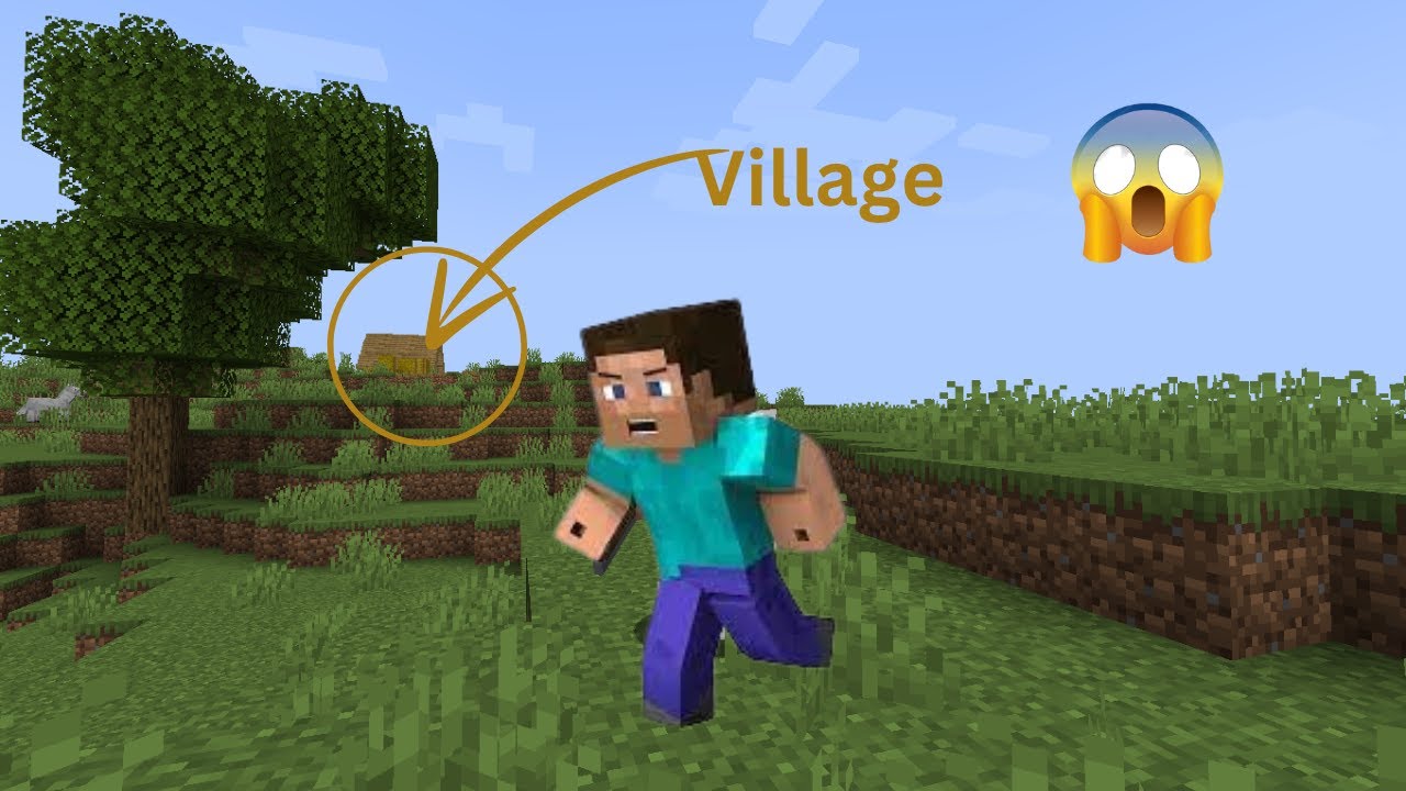 I found a village | Minecraft gameplay no. 4 - YouTube