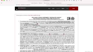 Entering a Partial Listing - NEREN